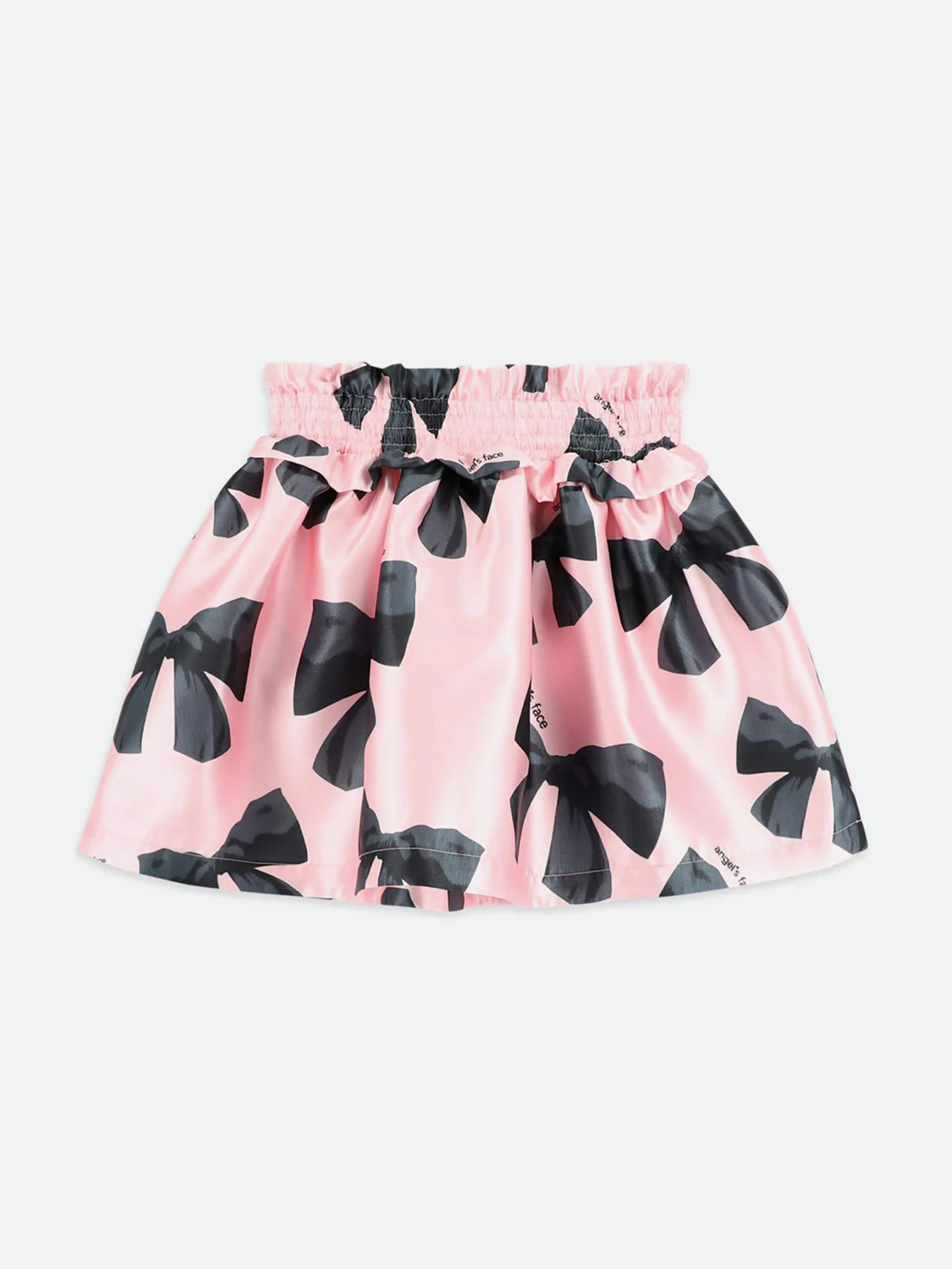 Angels Face Girls Blythe Bow Print Skirt in Pink