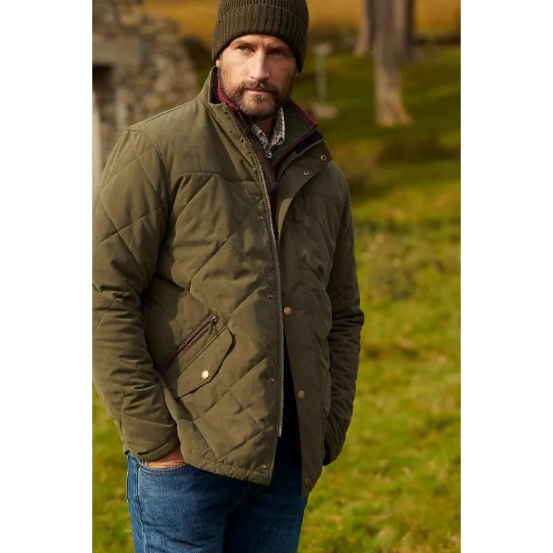 Barbour Elter Quilted Mens Jacket - Olive