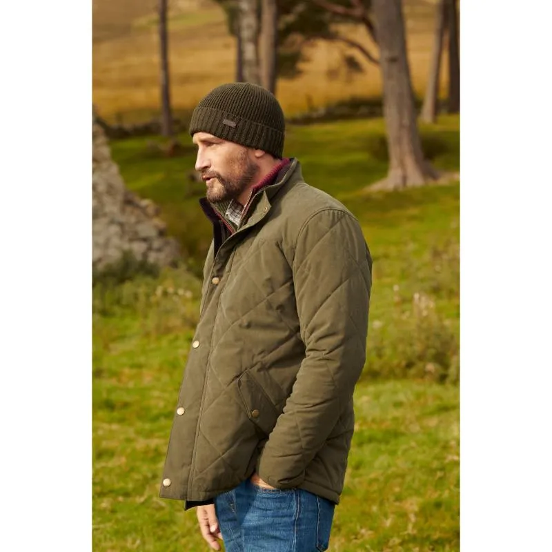 Barbour Elter Quilted Mens Jacket - Olive