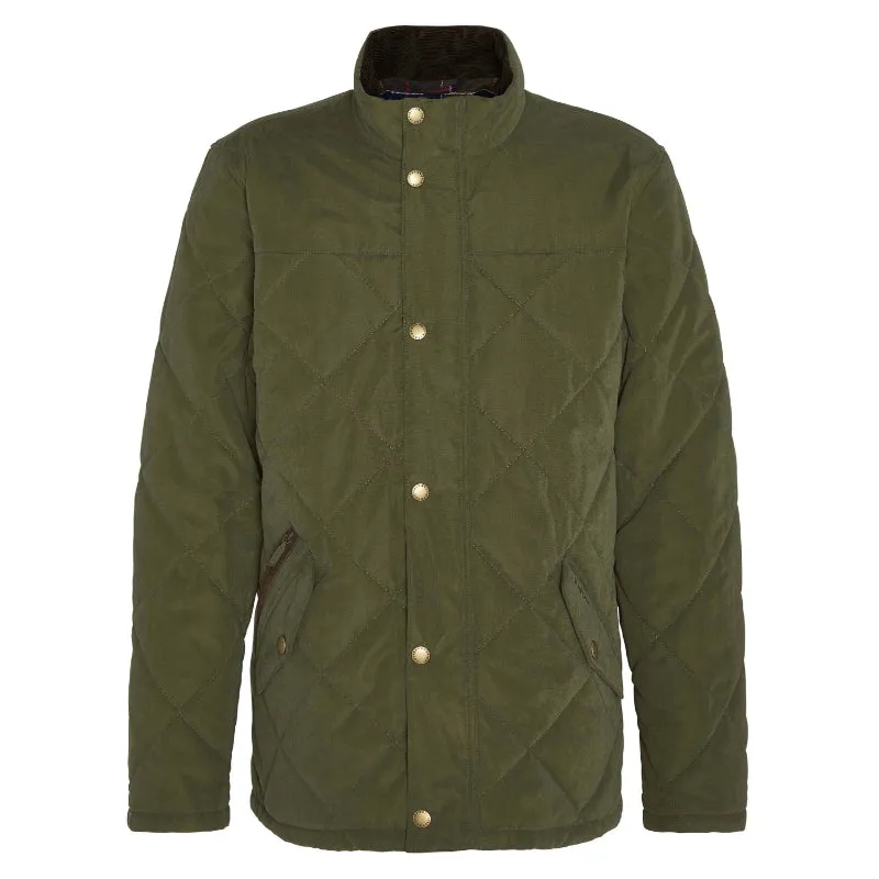 Barbour Elter Quilted Mens Jacket - Olive