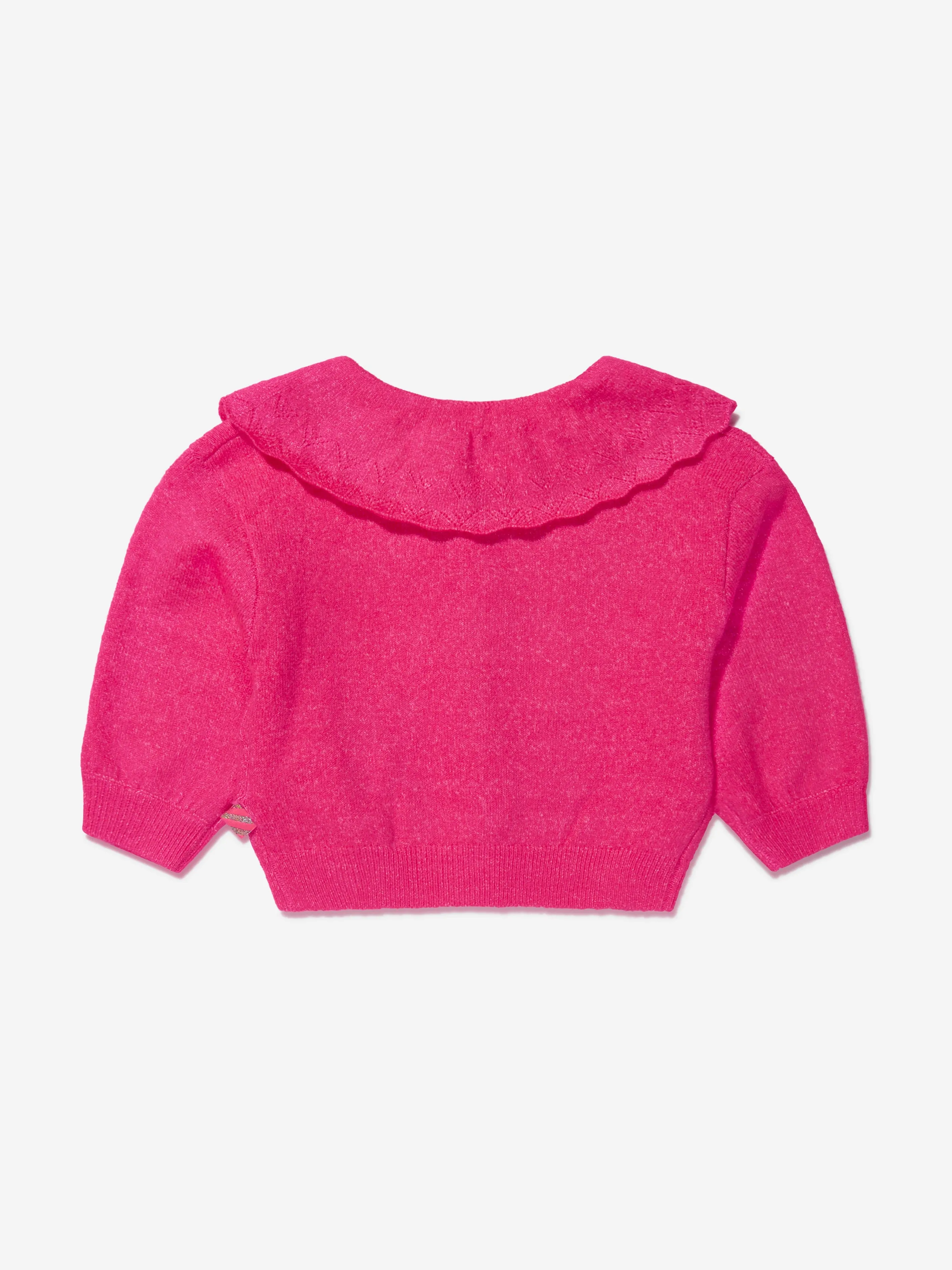 Billieblush Baby Girls Knitted Cardigan in Pink