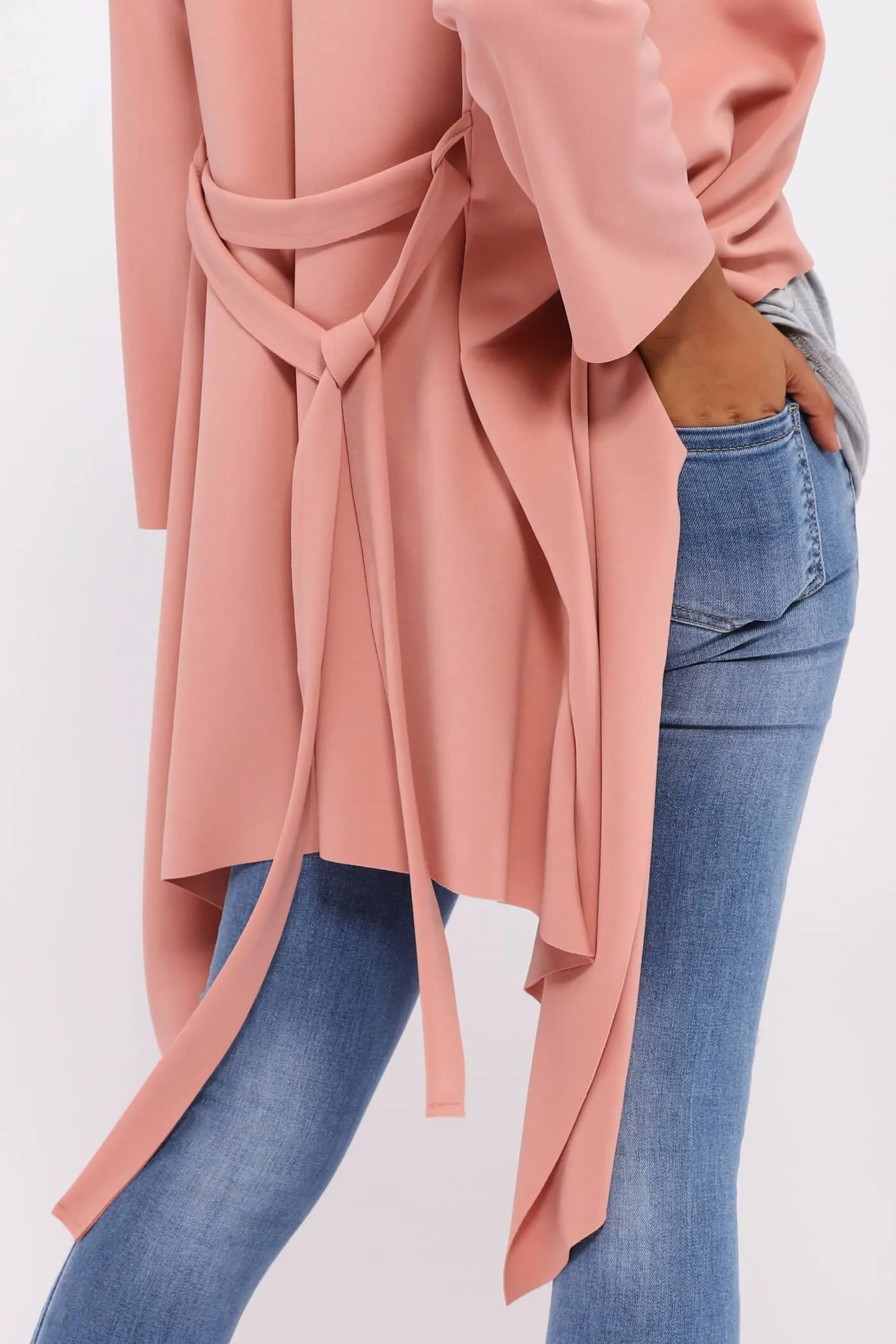 Blush Waterfall Coat