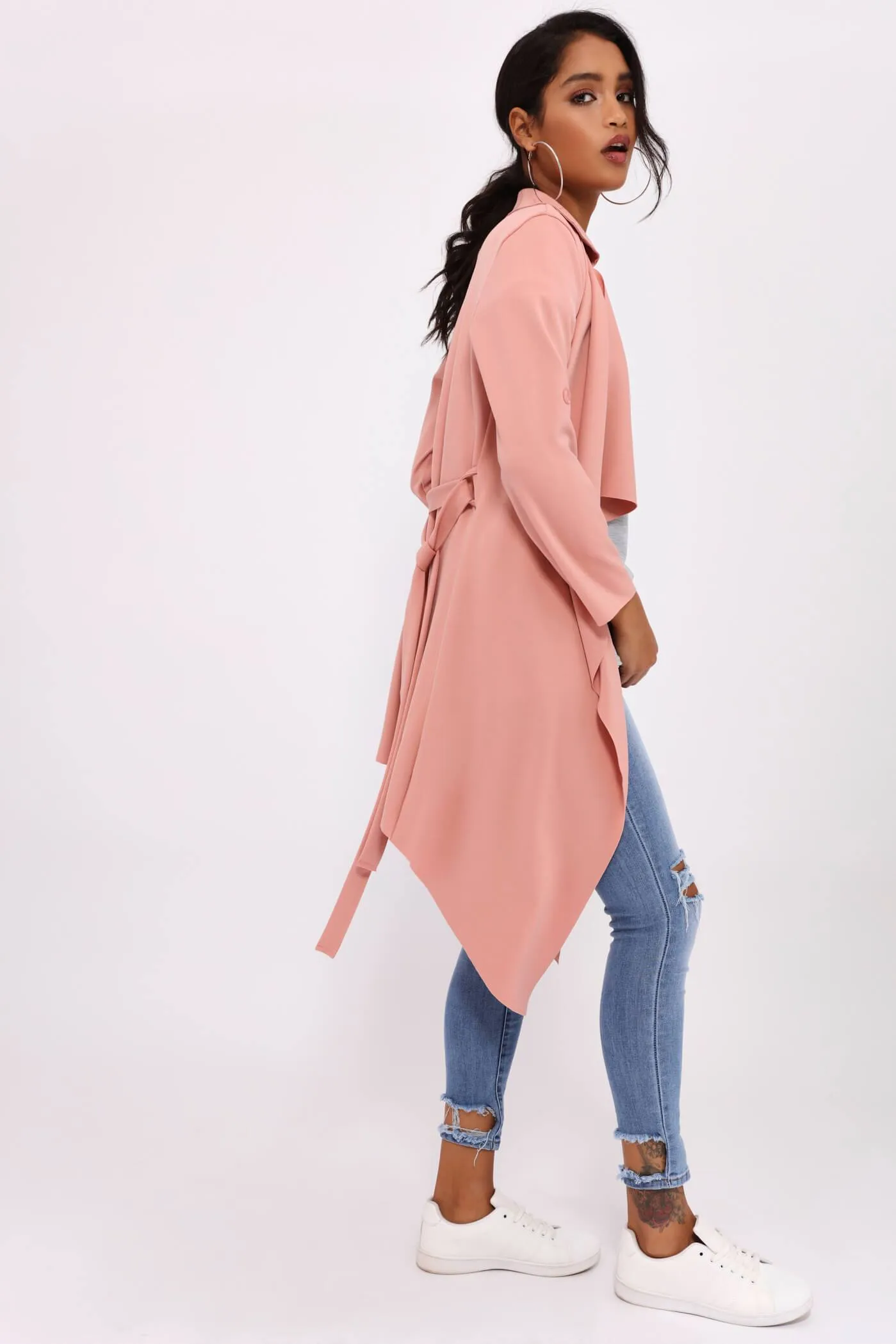 Blush Waterfall Coat