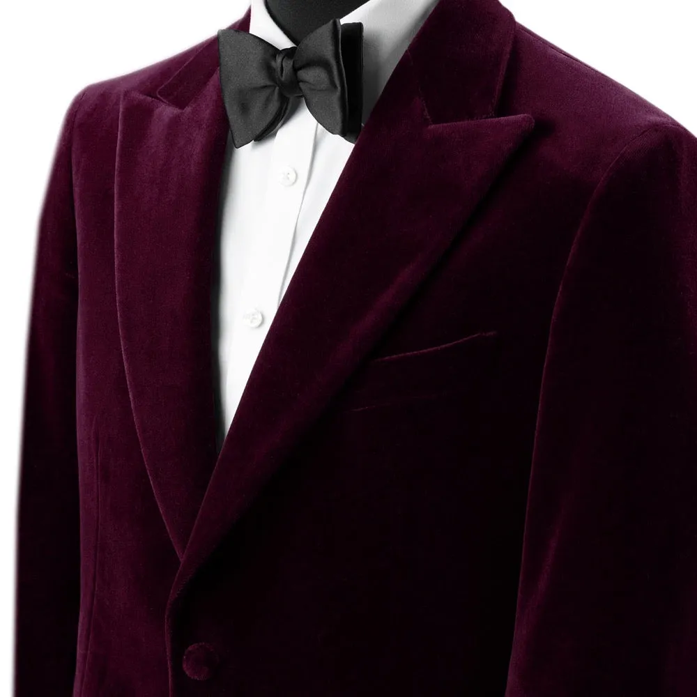 Burgundy Velvet Jacket