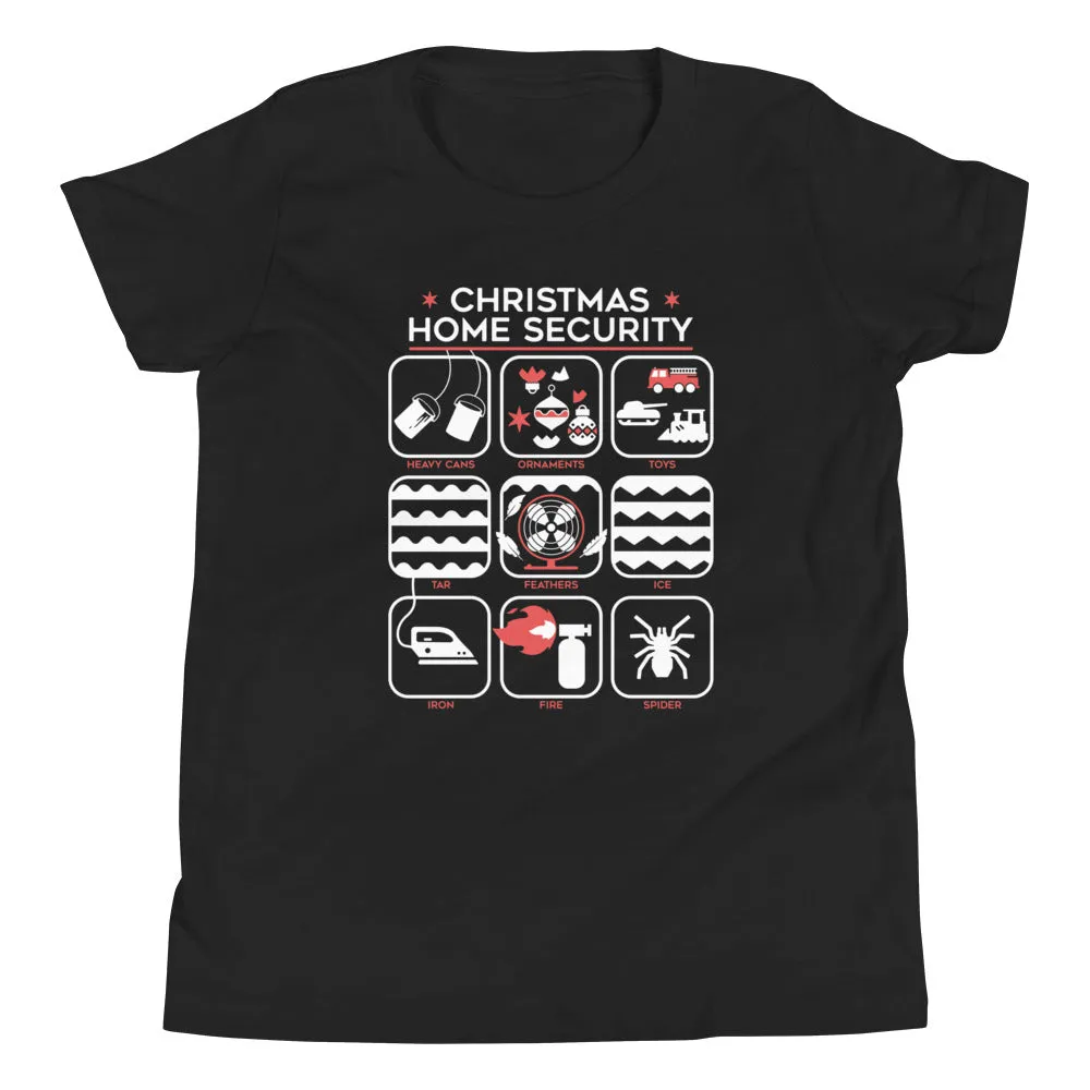 Christmas Home Security Kid's Youth Tee