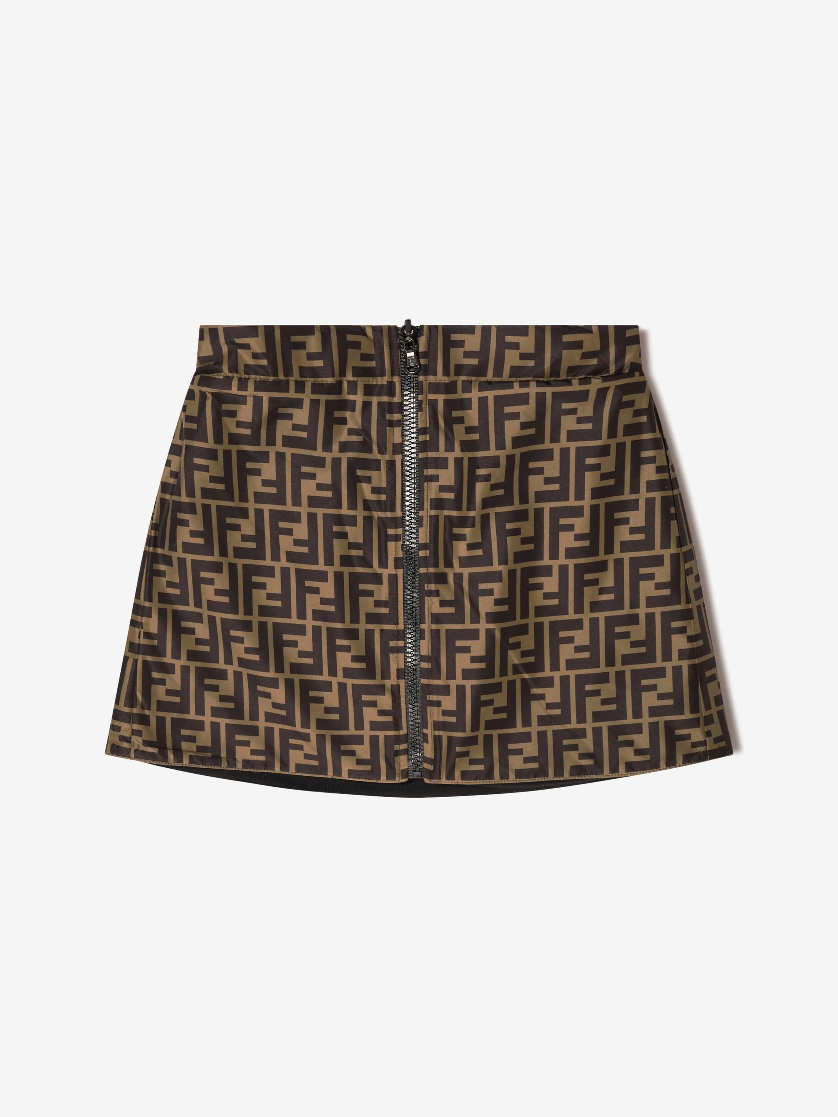 Fendi Girls Reversible Logo Skirt