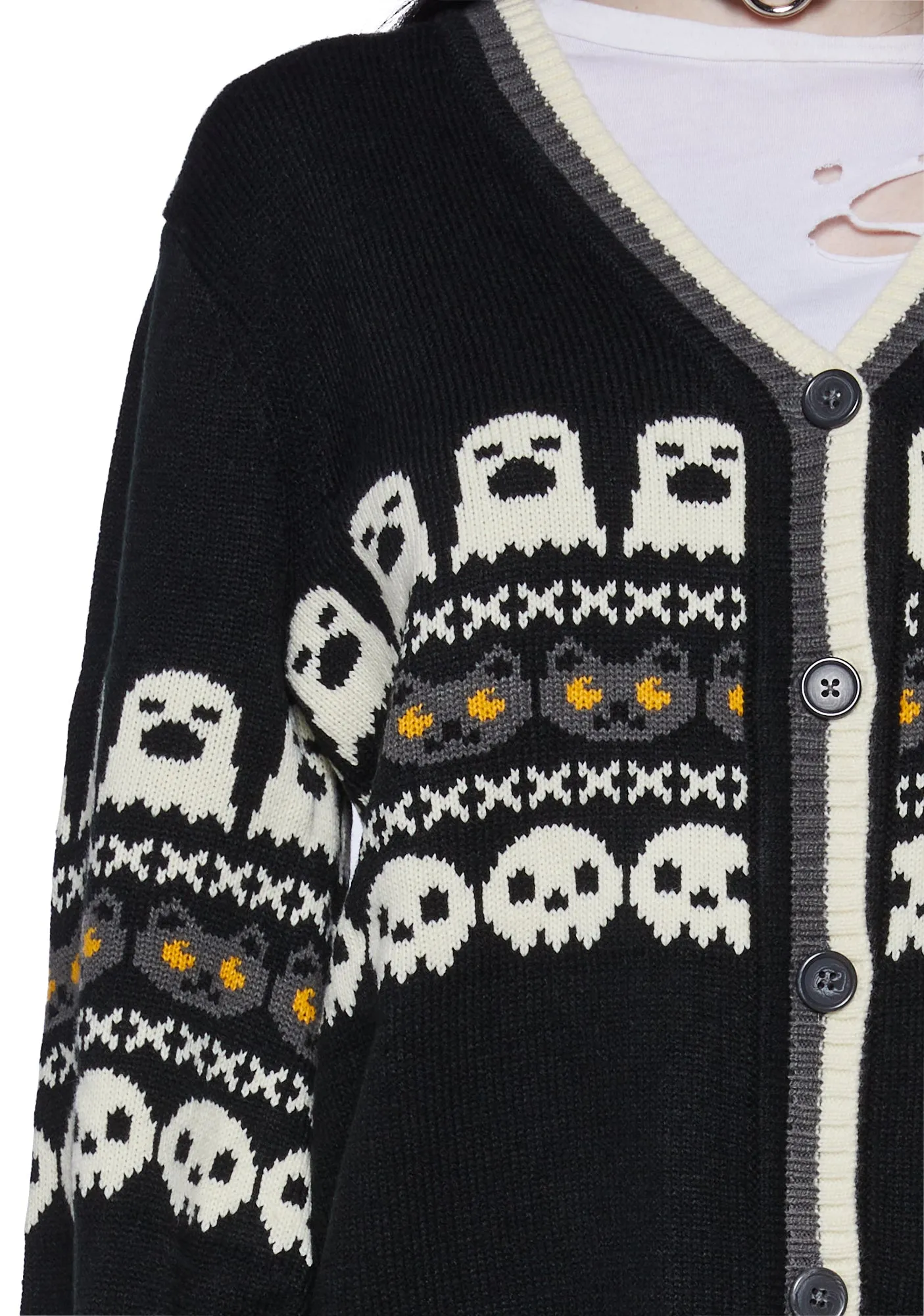 Fright Season Knit Cardigan