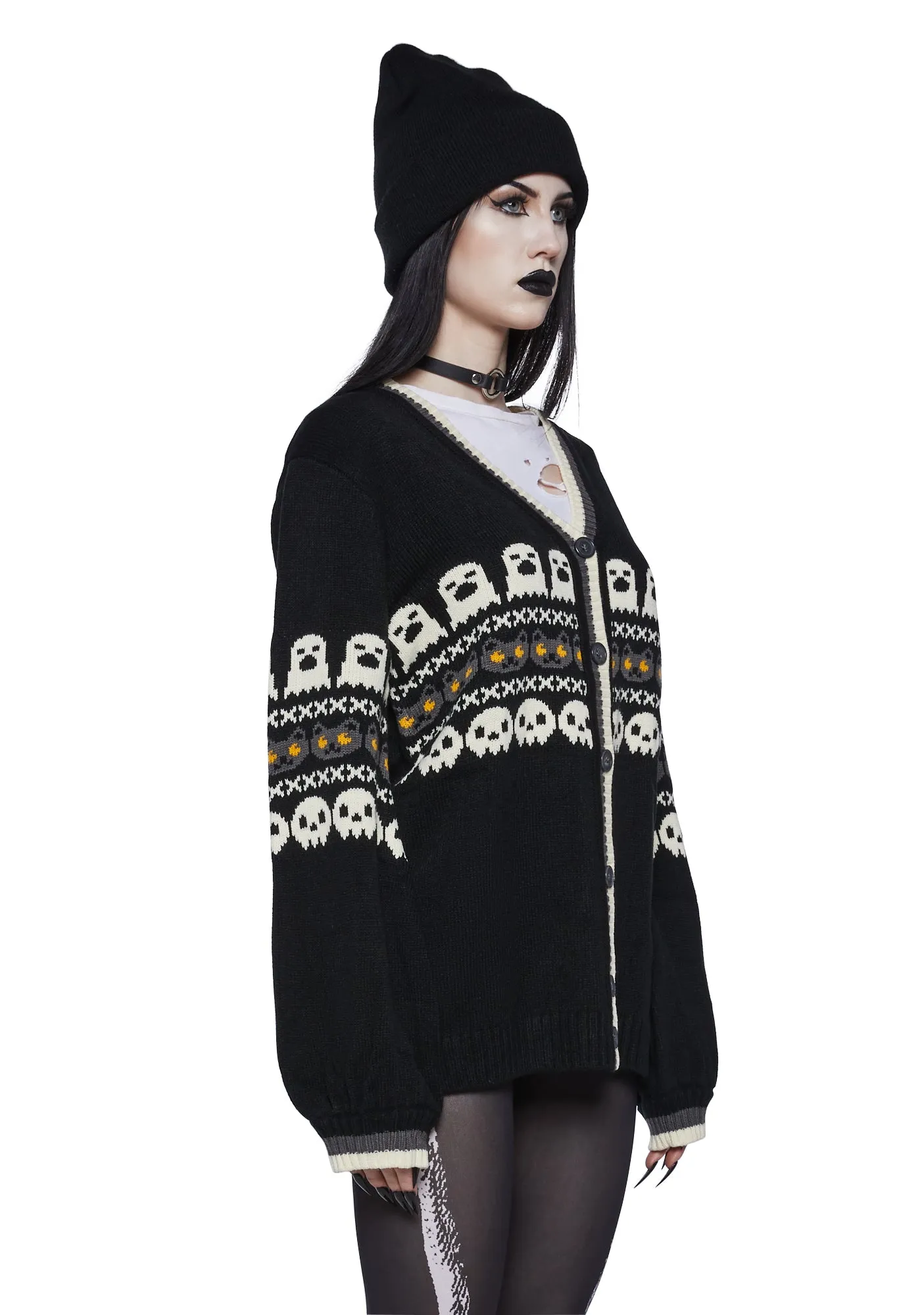 Fright Season Knit Cardigan