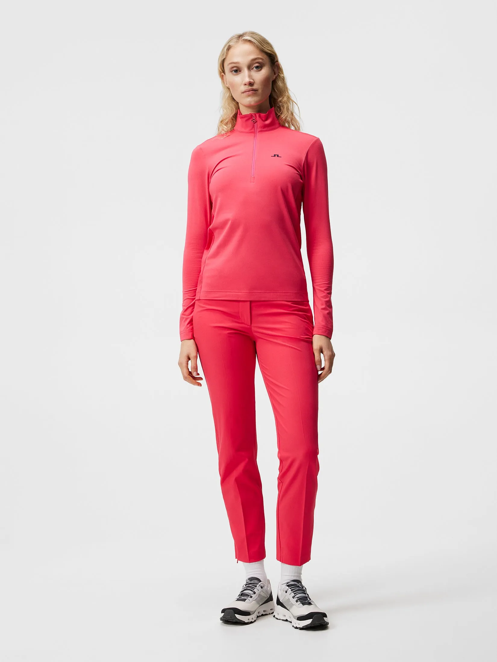 Lauryn Half Zip Mid Layer / Azalea