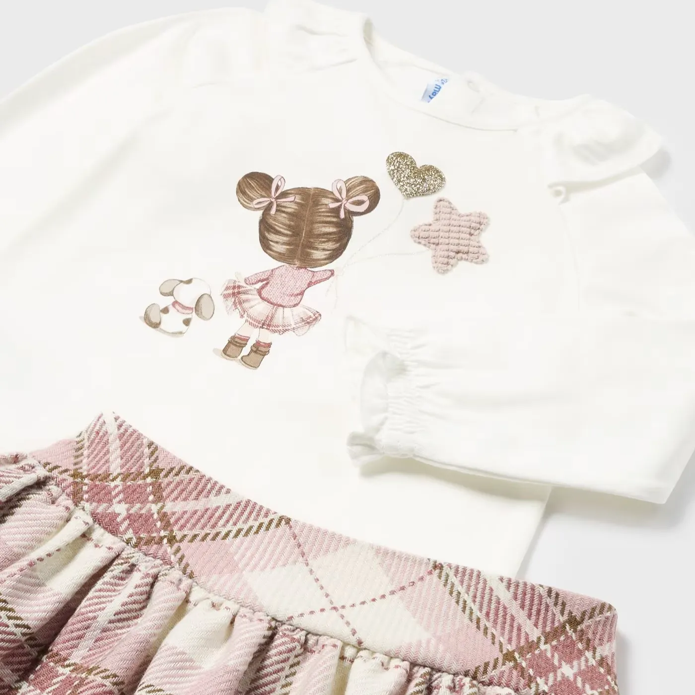 Little Star Plaid Set