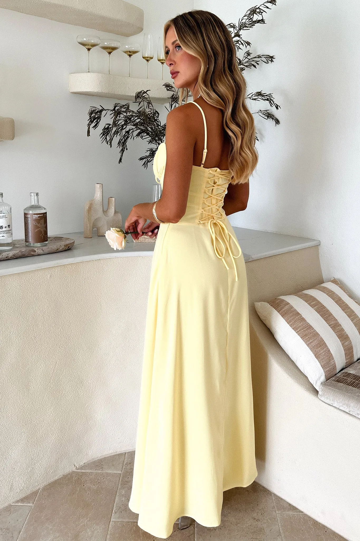 Magdalena Maxi Dress - Yellow