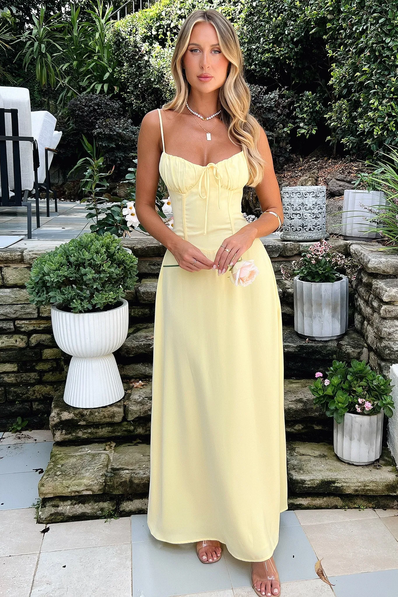 Magdalena Maxi Dress - Yellow