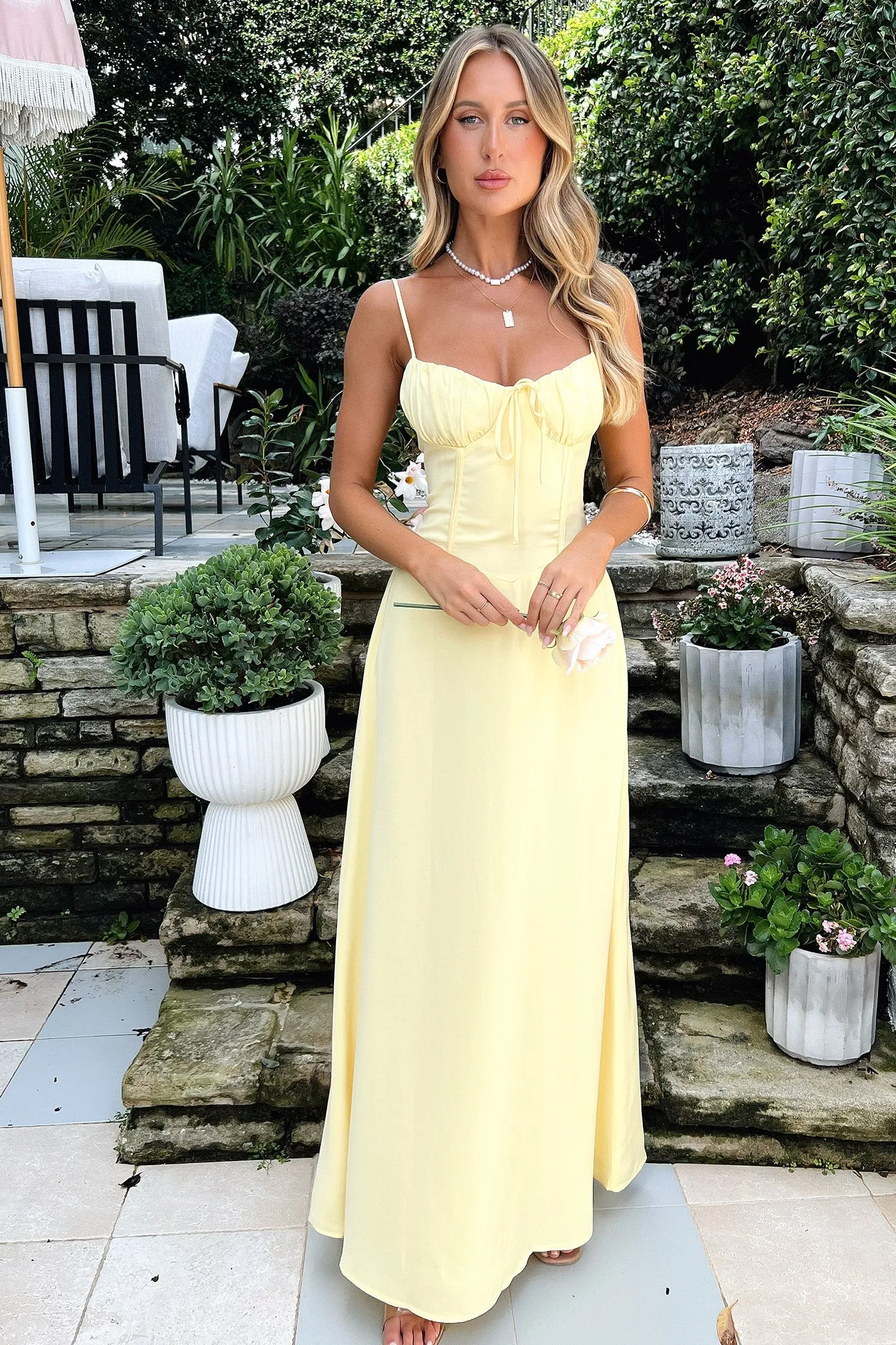 Magdalena Maxi Dress - Yellow