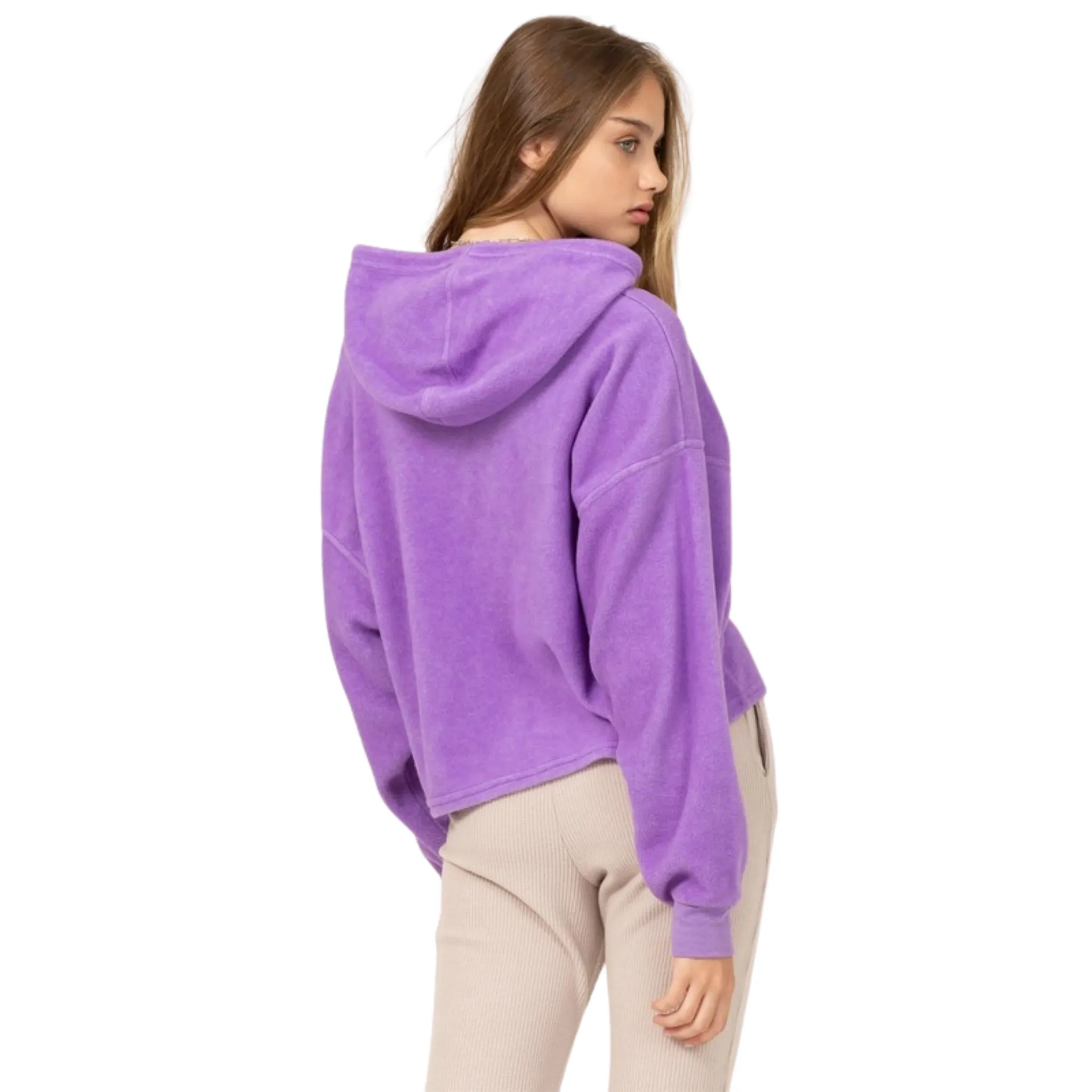 Oversized Balloon Sleeve Hoodie