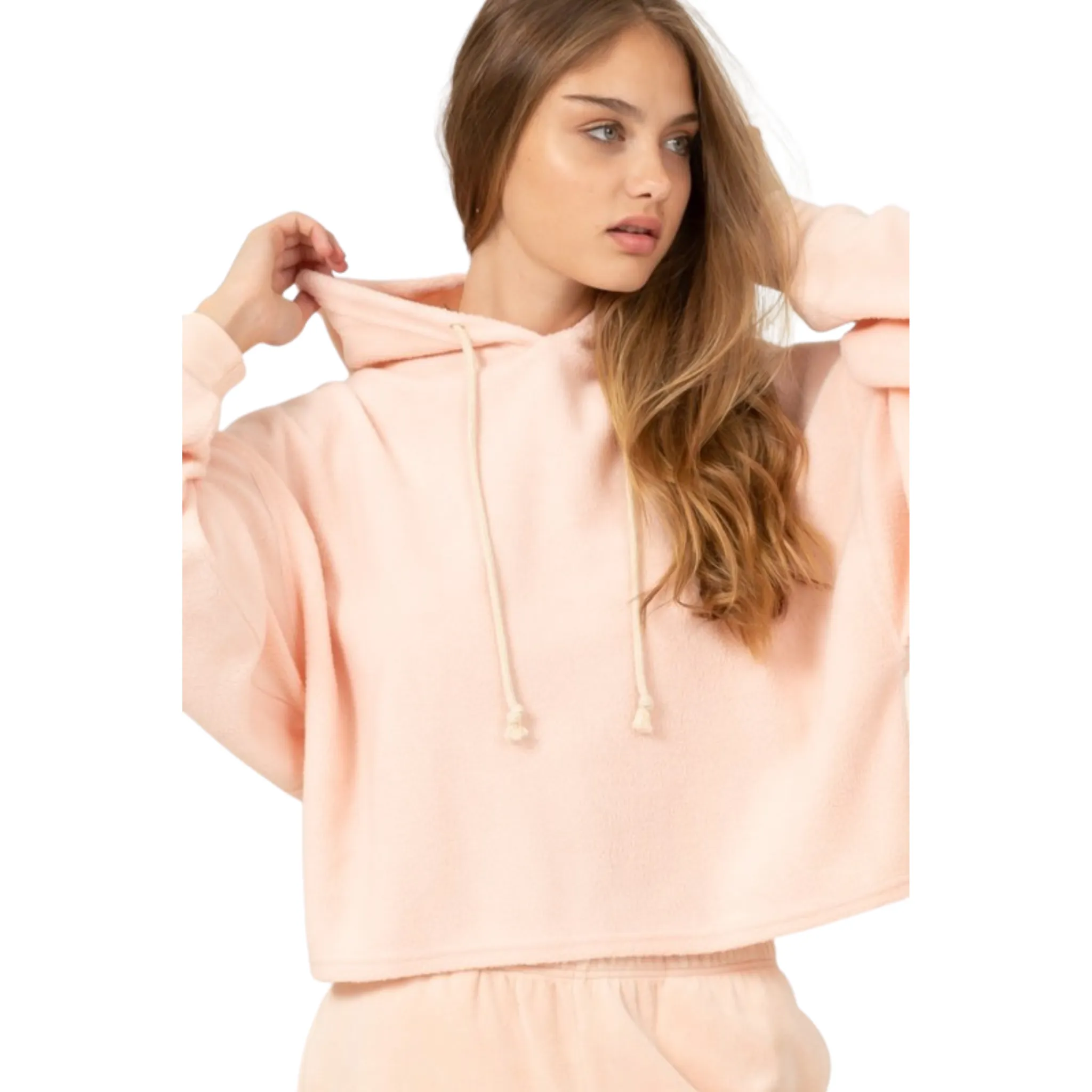 Oversized Balloon Sleeve Hoodie