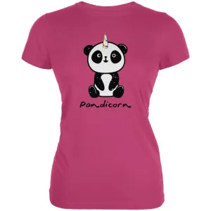 Pandicorn Panda Unicorn Juniors Soft T Shirt