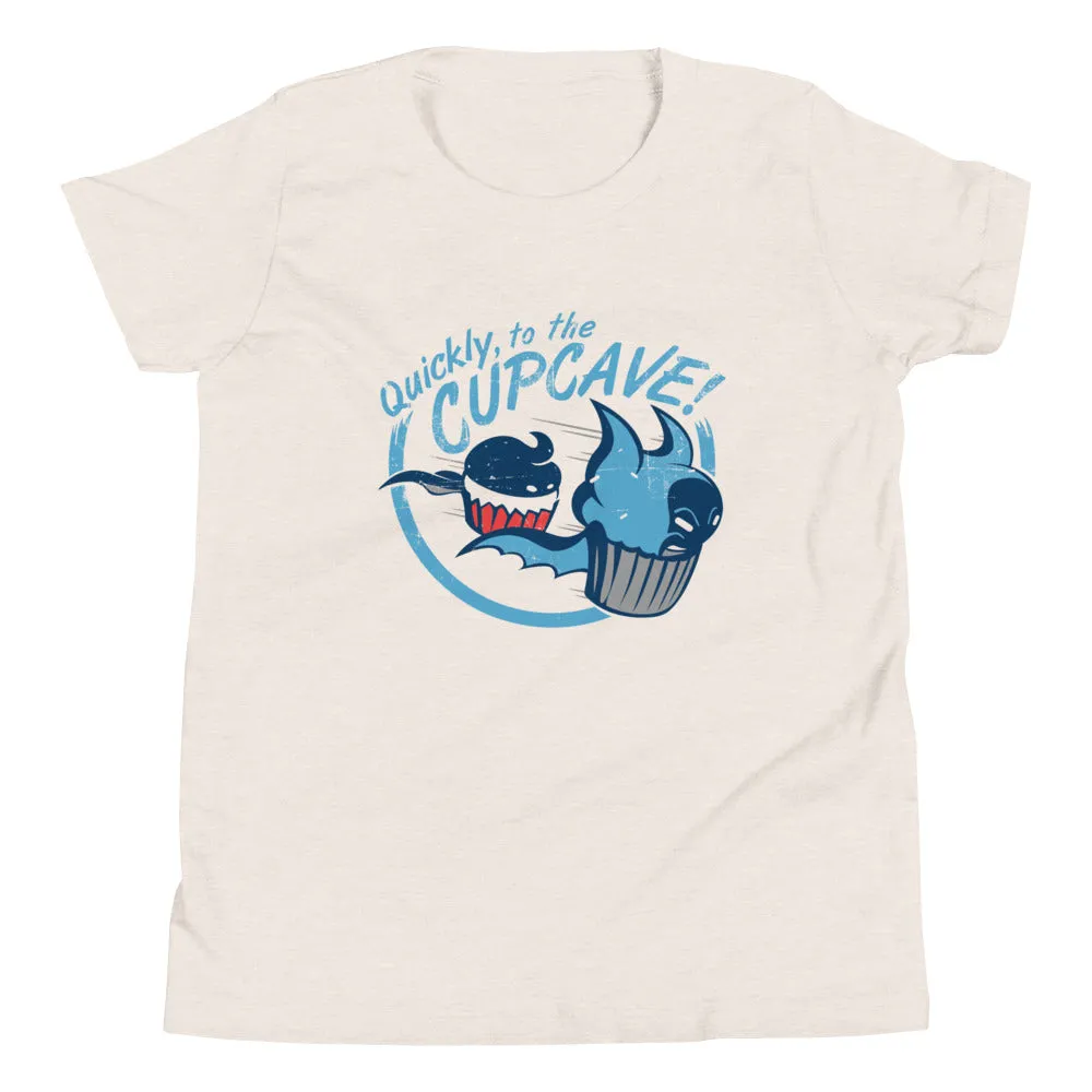 Quickly, To The Cupcave! Kid's Youth Tee