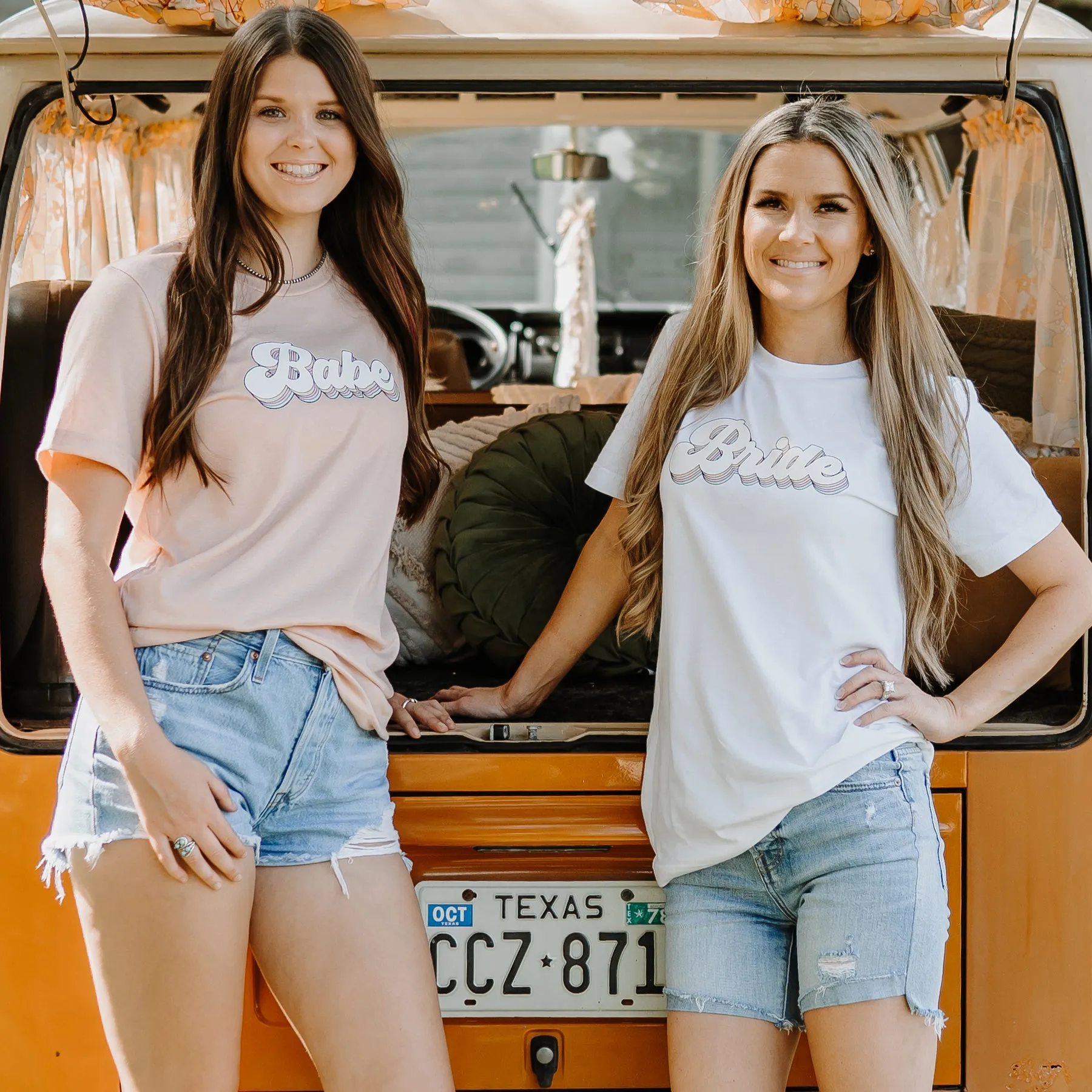 Retro Bride & Babe Shirts