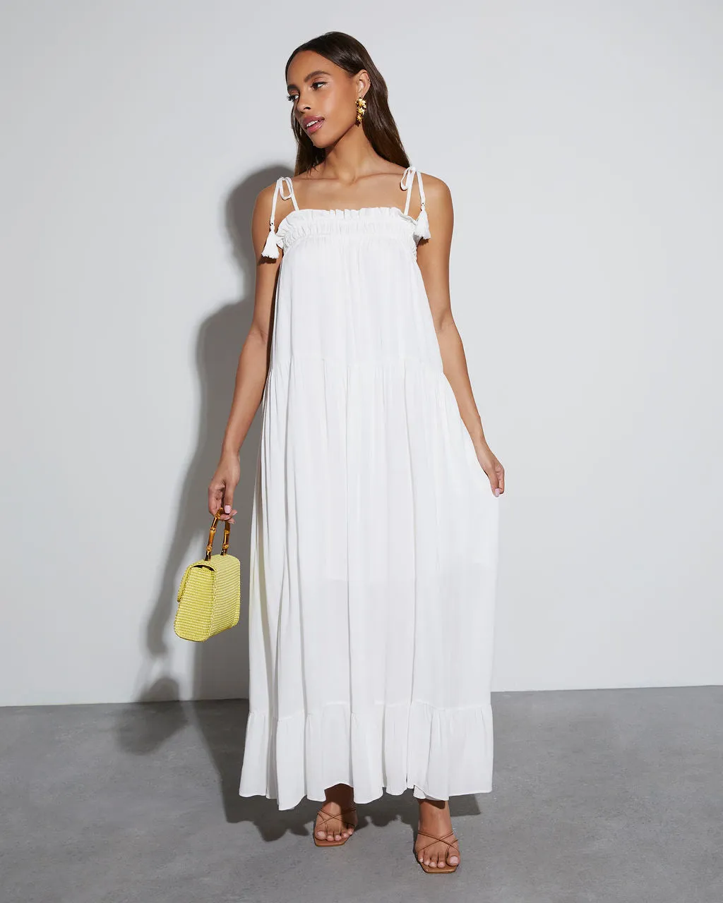 Shayna Flowy Tiered Maxi Dress