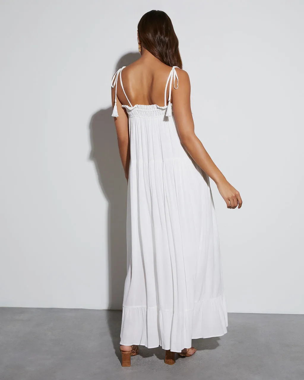 Shayna Flowy Tiered Maxi Dress