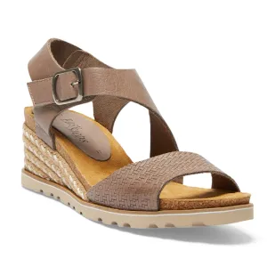 Theo Espadrille in Taupe Leather