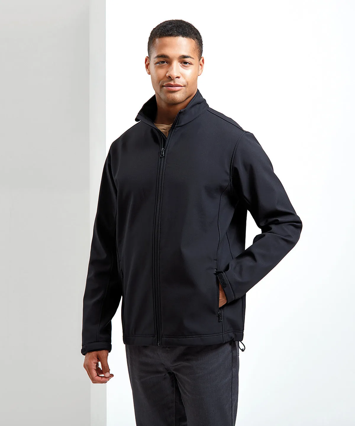 Windchecker® printable and recycled softshell jacket | Dark Grey